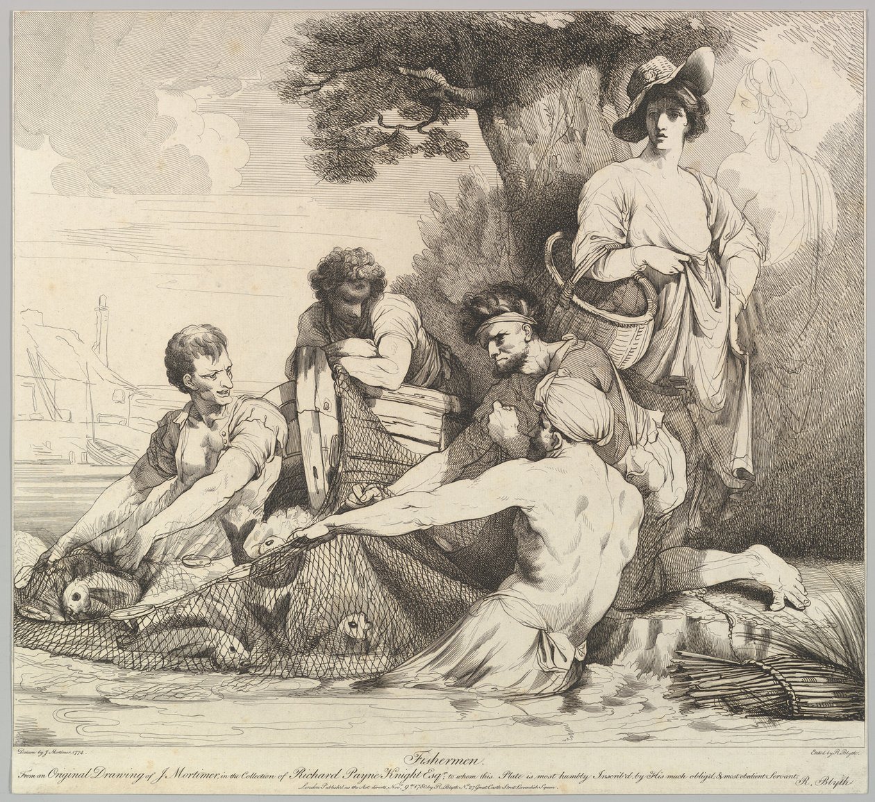 صيادون ، 9 نوفمبر 1780. بواسطة روبرت بليث
