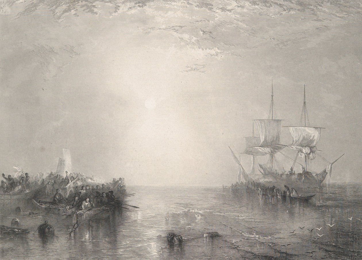 صائدو الحيتان ، 1879-80. بواسطة روبرت براندارد