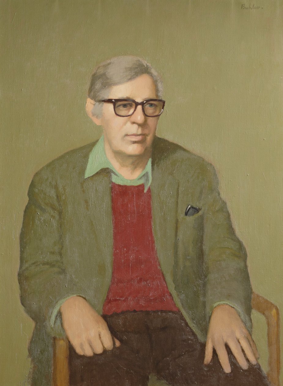 لوري لي (1914-97) ج.1970 (زيت على قماش) بواسطة روبرت بوهلر