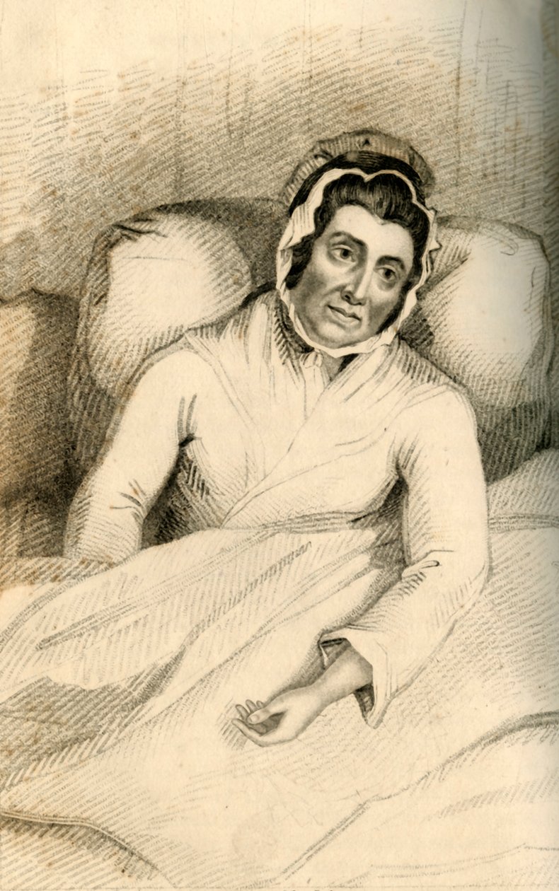 إليزابيث وودكوك - التي دفنت في سنو ما يقرب من 8 أيام ، 1821. بواسطة روبرت كوبر