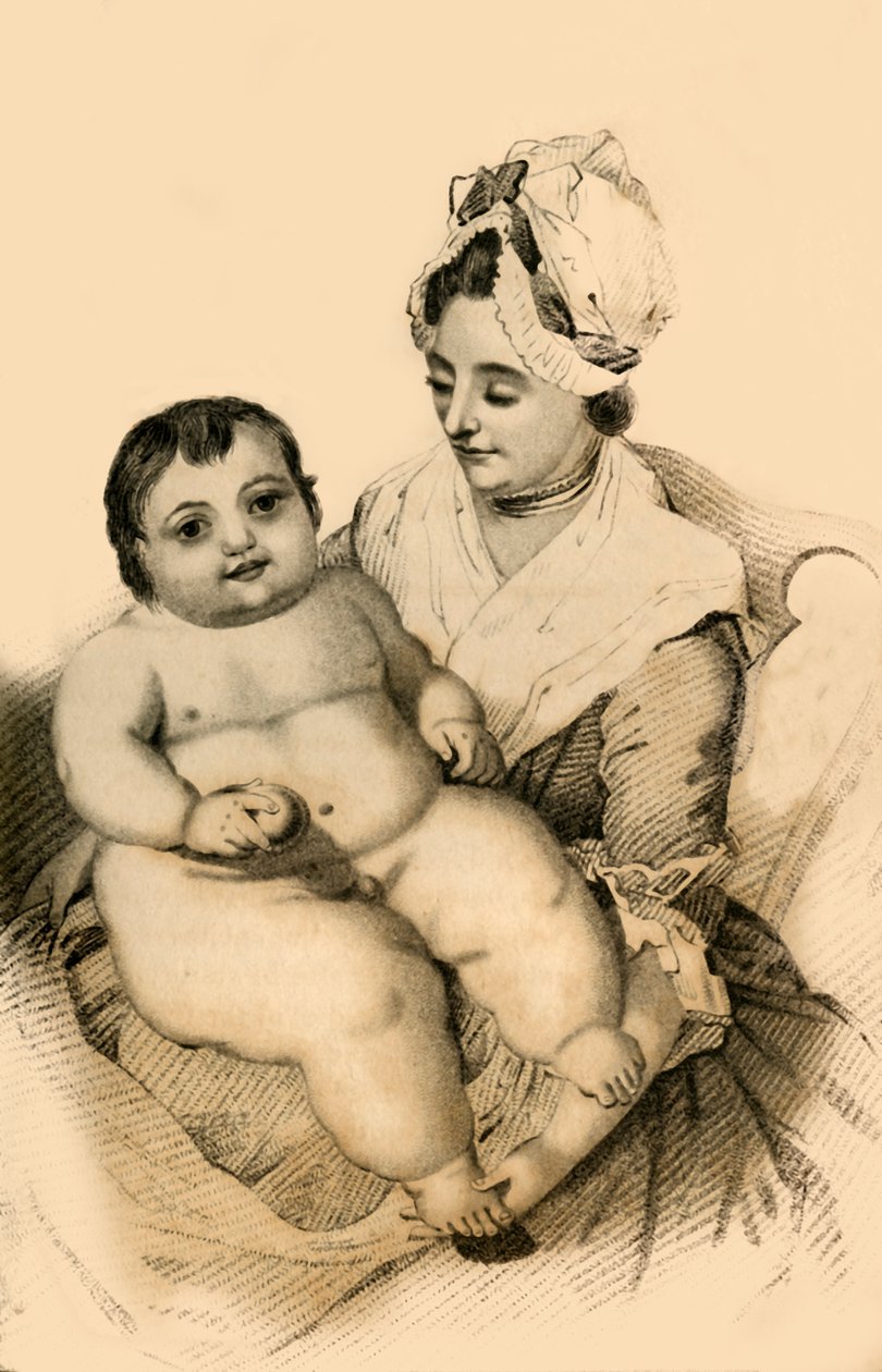 توماس هيلز إيفريت ، البالغ من العمر أحد عشر شهرًا ، 1822. بواسطة روبرت كوبر