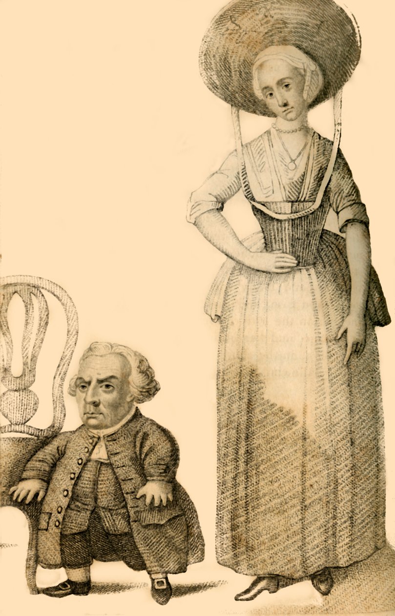 Wybrand Lolkes ، الهولندي القزم ، 1821. بواسطة روبرت كوبر