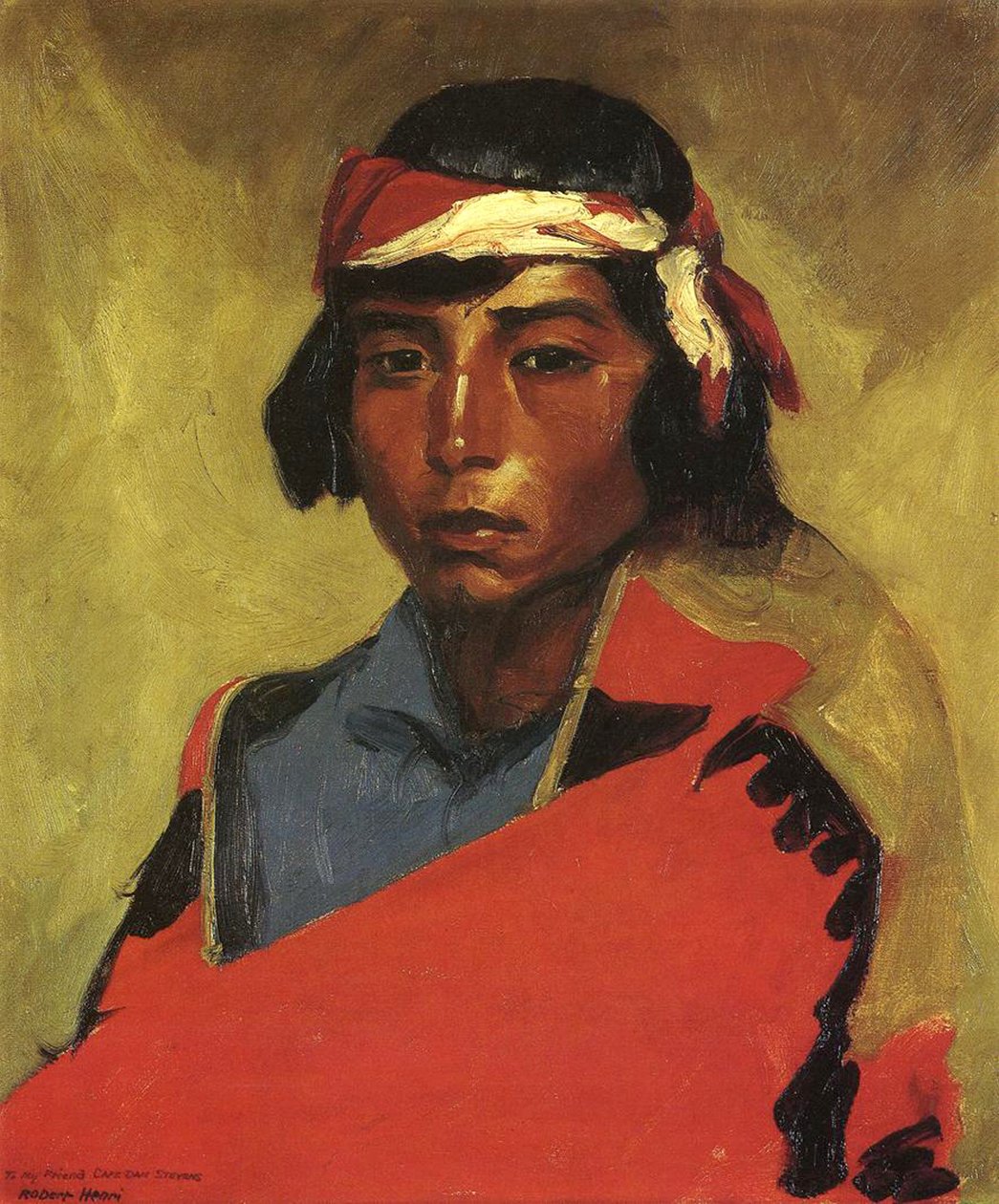 صبي من Tesuque Pueblo ، 1916 بواسطة روبرت كوزاد هنري