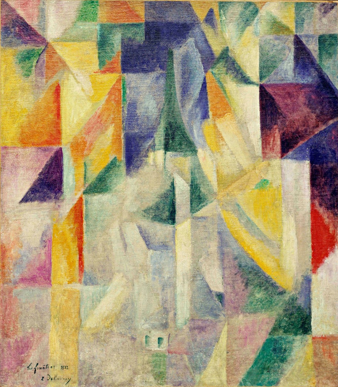 شبابيك. لوحة لروبرت ديلوناي (1885-1941) ، لوحة على قماش بواسطة روبرت ديلوناي