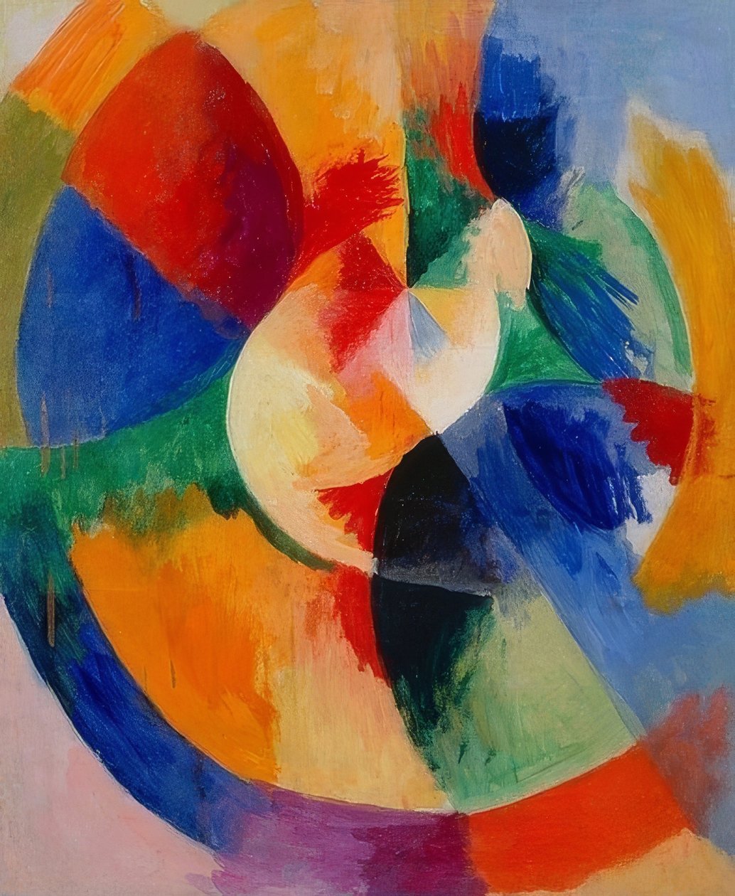 Kreisformen ، Sonne (الأشكال الدائرية ، الشمس). 1912-13 بواسطة روبرت ديلوناي