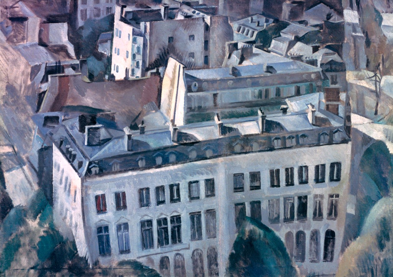 دراسة عن `المدينة ، 1909-1910 بواسطة روبرت ديلوناي