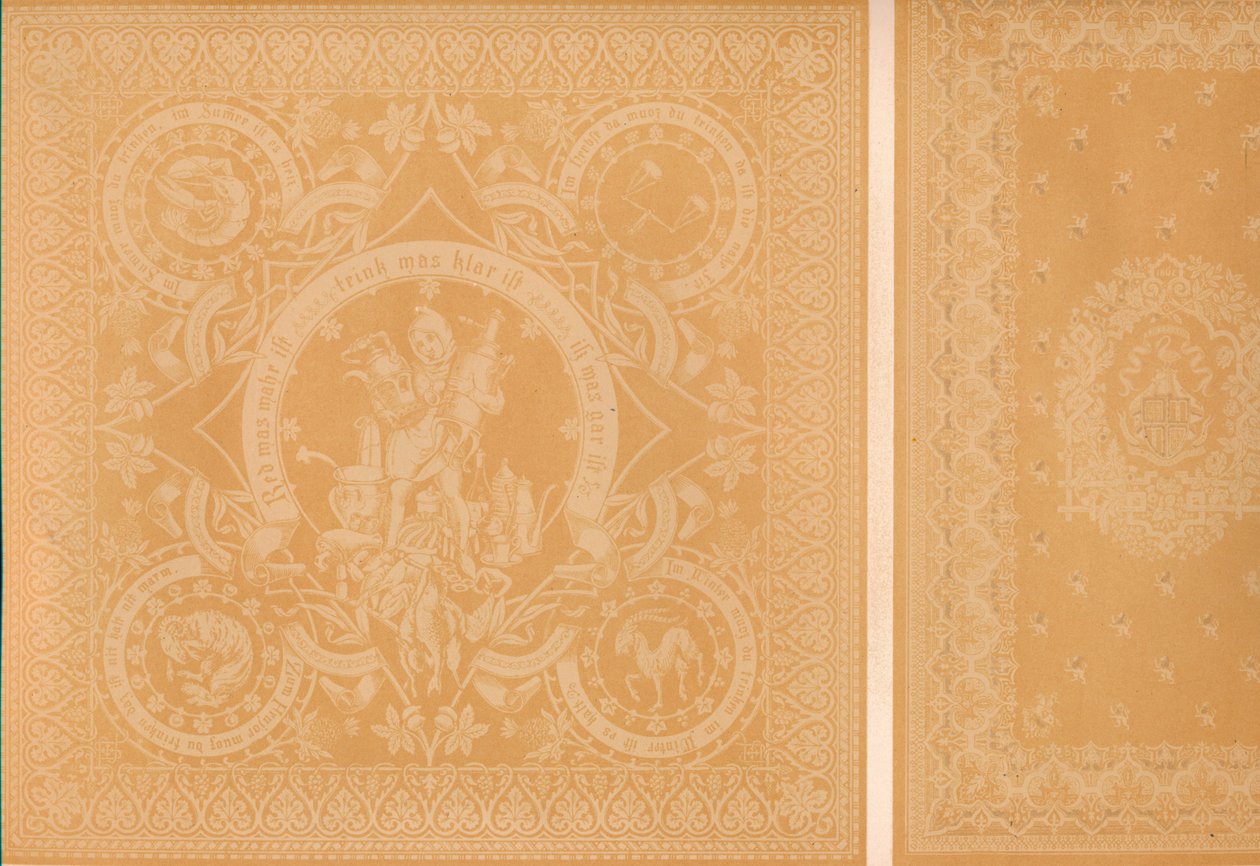 دمشقي الكتان من قبل السيد سي فابر ، شتوتغارت والسادة. Burre Bros.Dumferline ، 1863 بواسطة روبرت دادلي