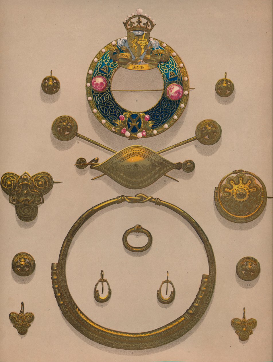 الحلي الذهبية والبروش ، 1863. بواسطة روبرت دادلي