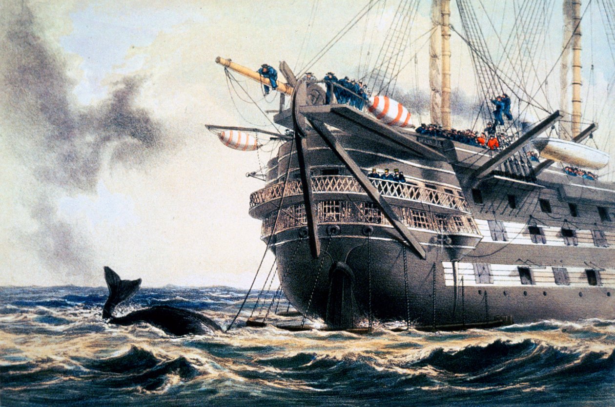 HMS 'Agamemnon' وضع كابل التلغراف الأطلسي الأصلي ، 1857 1866 بواسطة روبرت دادلي
