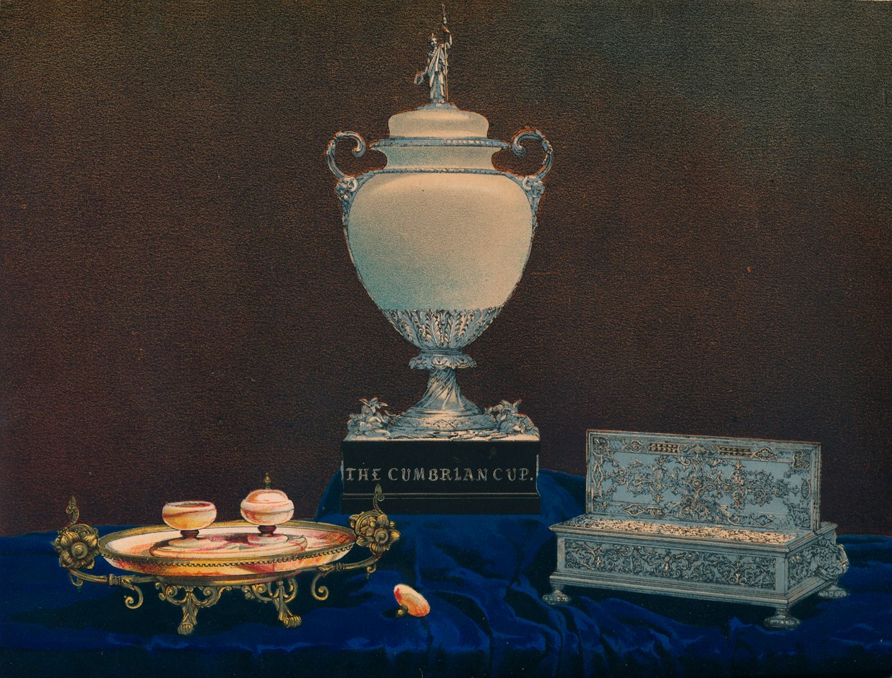إناء و Inkstands ، 1863. بواسطة روبرت دادلي