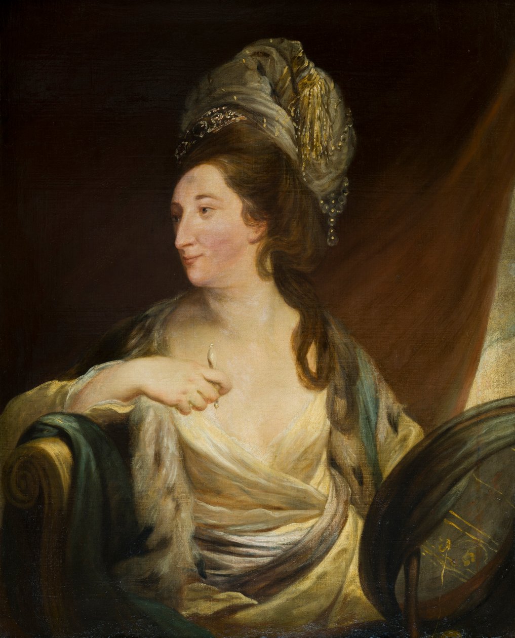 صورة إليزابيث سيمبسون ، ليدي بريدجمان (1735-1806) ، 1750-188 (زيت على قماش) بواسطة روبرت إيدج باين