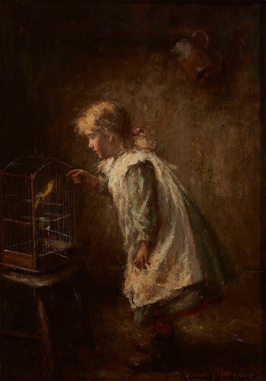 The Pet Canary (زيت على قماش) بواسطة روبرت جيميل هاتشيسون