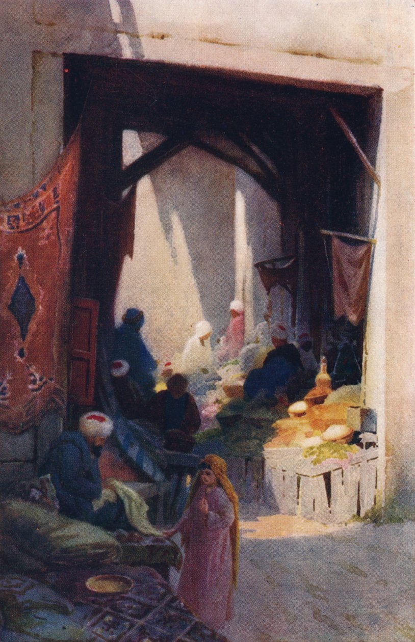 بازار ، c1880 ، 1904 بواسطة روبرت جورج تالبوت كيلي