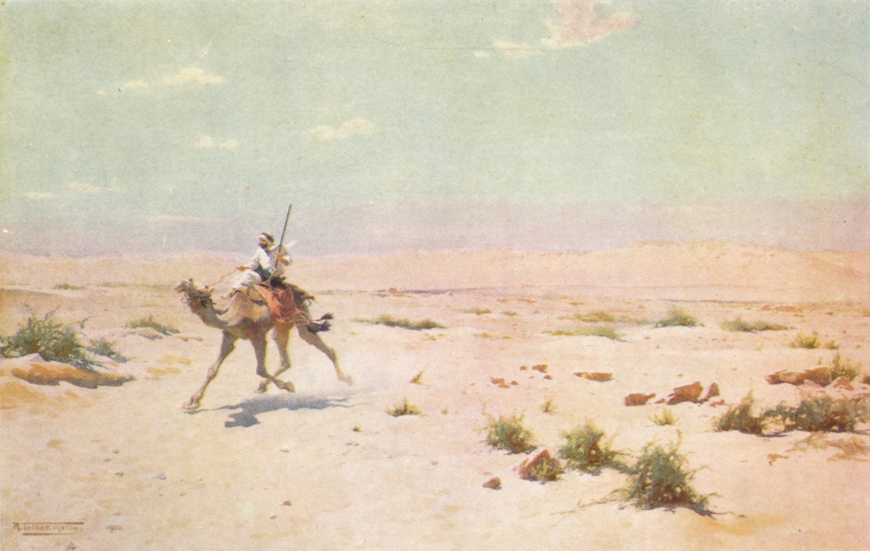 A Desert Courier، c1880، 1904 بواسطة روبرت جورج تالبوت كيلي