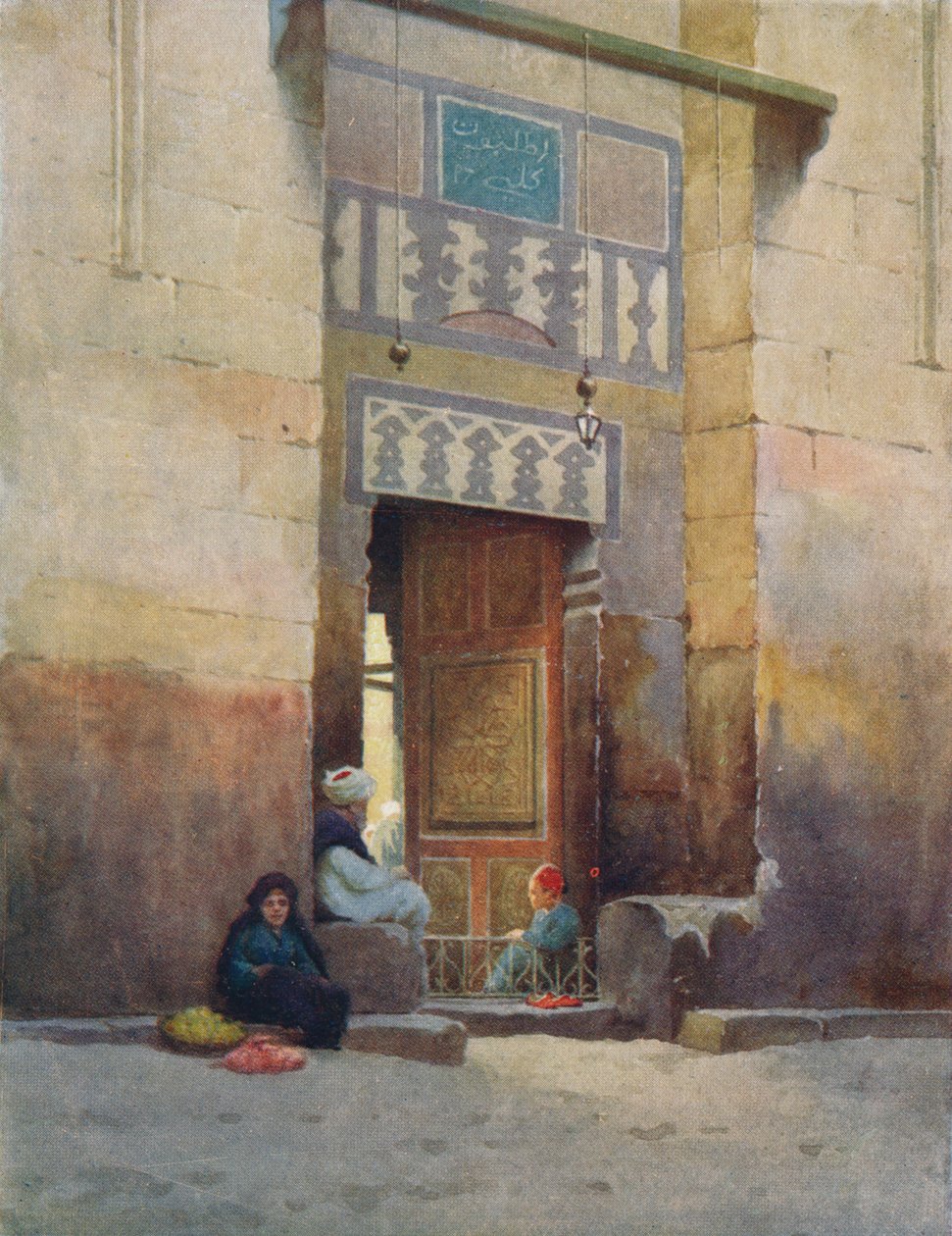 باب المسجد ، القاهرة ، c1880 ، 1904 بواسطة روبرت جورج تالبوت كيلي