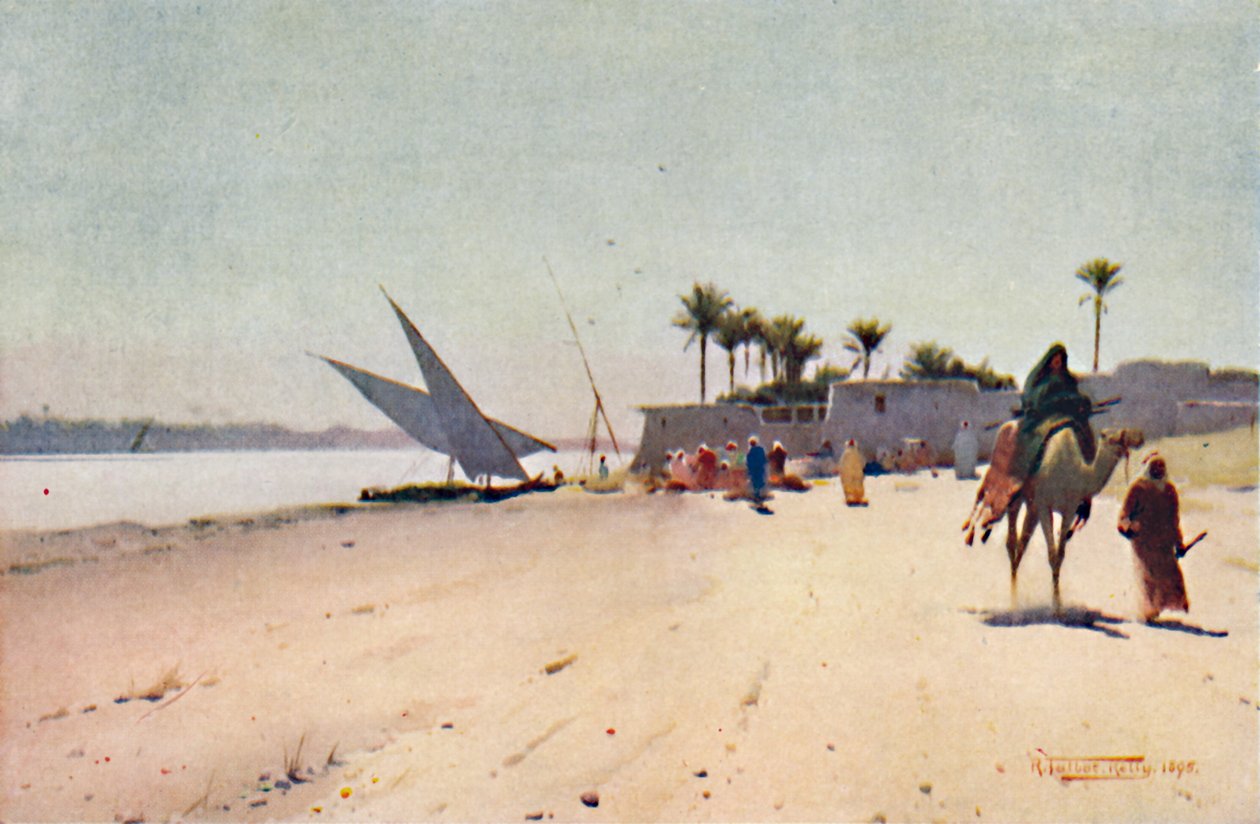 قرية النيل ، c1880 ، 1904 بواسطة روبرت جورج تالبوت كيلي