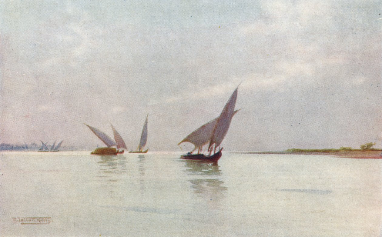يوم فضي على النيل ، c1880 ، 1904 بواسطة روبرت جورج تالبوت كيلي