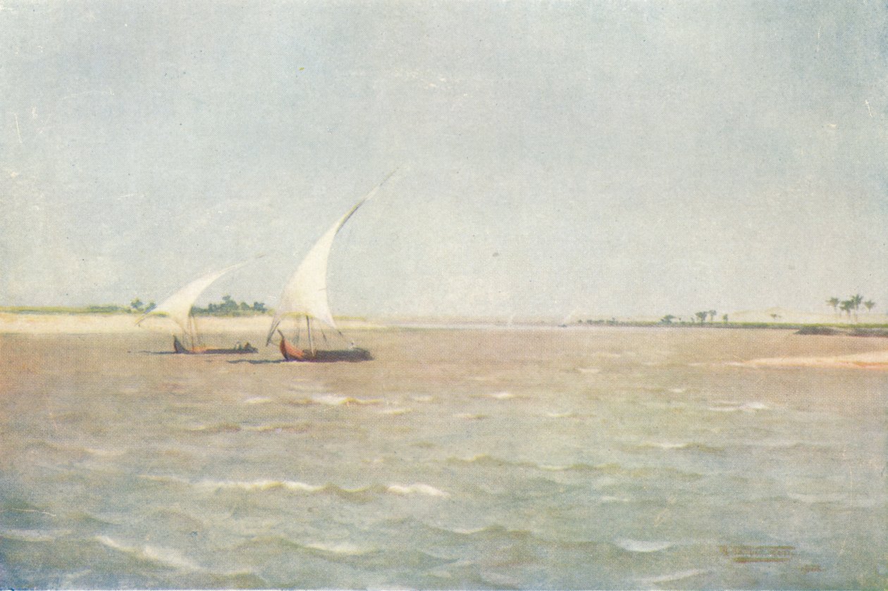 الرياح الشمالية في أعالي النيل ، c1880 ، 1904 بواسطة روبرت جورج تالبوت كيلي