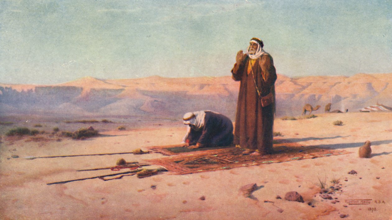 صلاة في الصحراء ، c1880 ، 1904 بواسطة روبرت جورج تالبوت كيلي