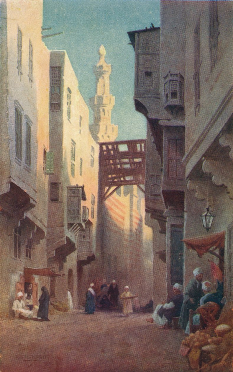 Sharia Bab-El-Wazir, Cairo, c1880, 1904 بواسطة روبرت جورج تالبوت كيلي