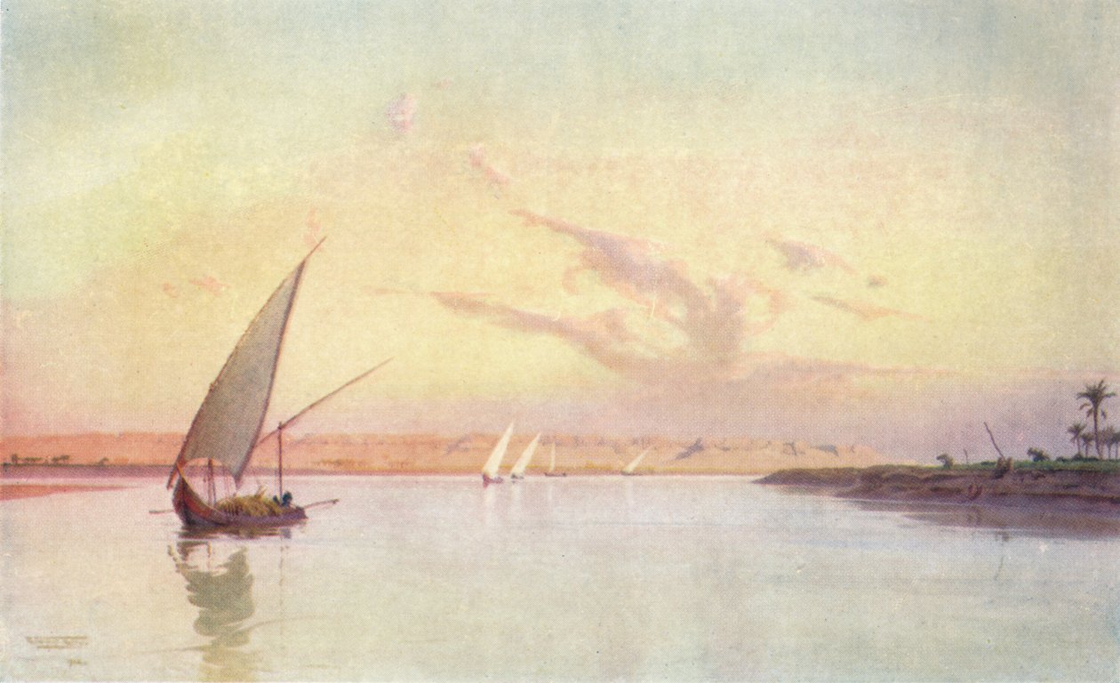 تل العمارنة ، على الجانب العلوي ، c1880 ، 1904 بواسطة روبرت جورج تالبوت كيلي