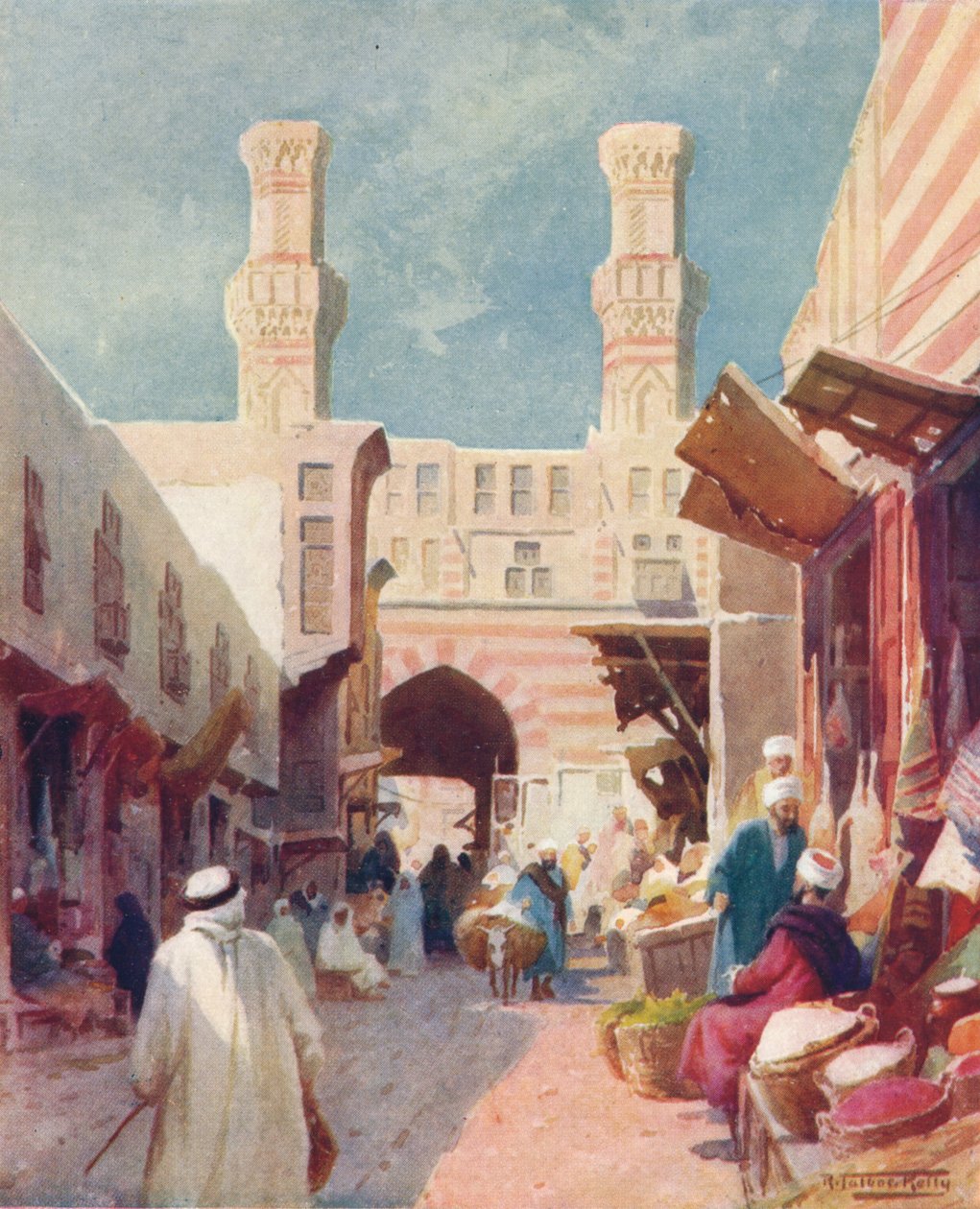 باب زويلة ، ١٨٨٠ ، ١٩٠٤ بواسطة روبرت جورج تالبوت كيلي