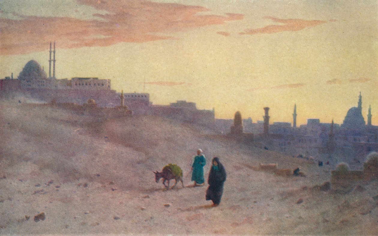القلعة والقاهرة من الشرق ، c1880 ، 1904 بواسطة روبرت جورج تالبوت كيلي