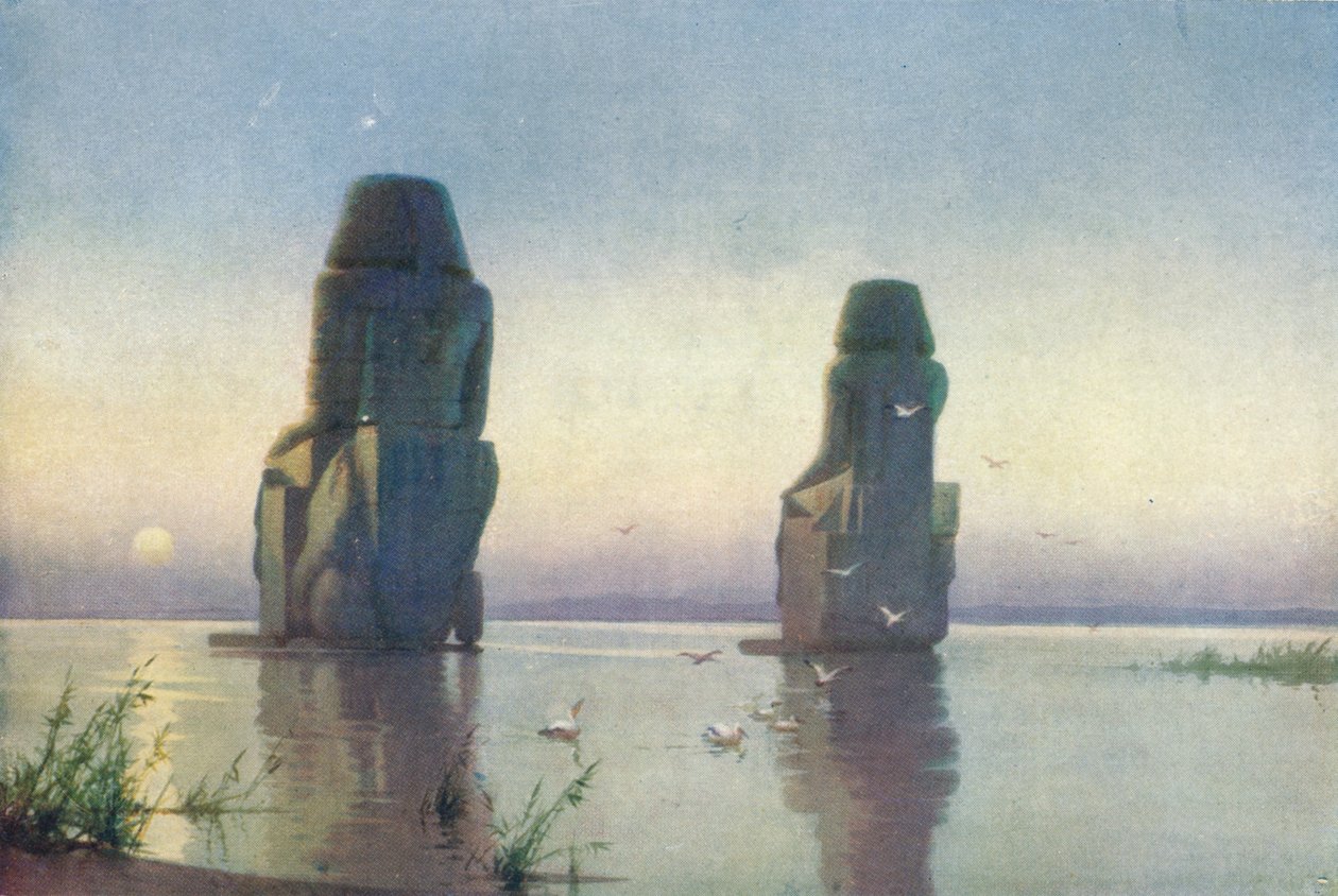 تمثال طيبة - Moonrise ، c1880 ، 1904 بواسطة روبرت جورج تالبوت كيلي