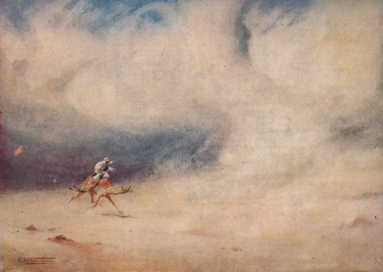 زوبعة في الصحراء ، c1880 ، 1904 بواسطة روبرت جورج تالبوت كيلي