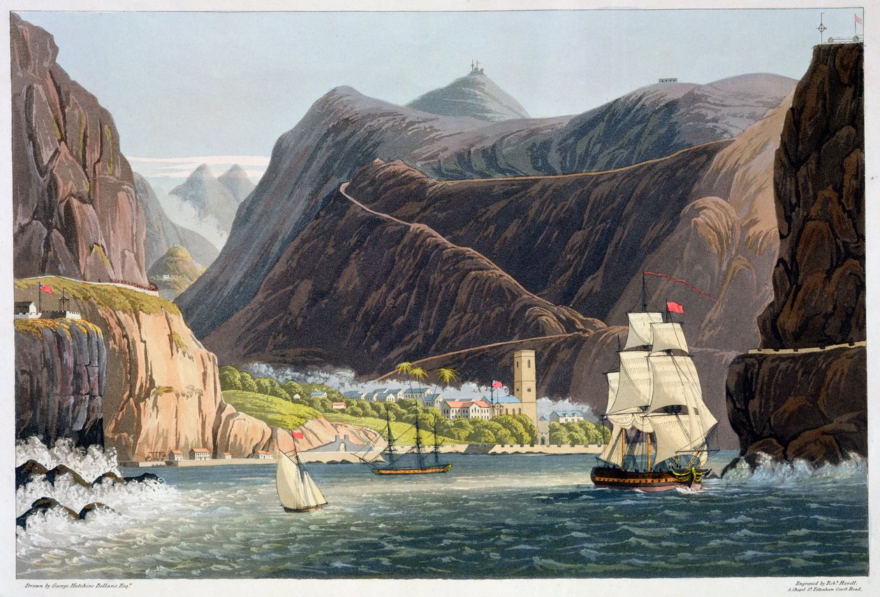 الطرق ، سانت هيلانة ، 1815 بواسطة روبرت هافيل