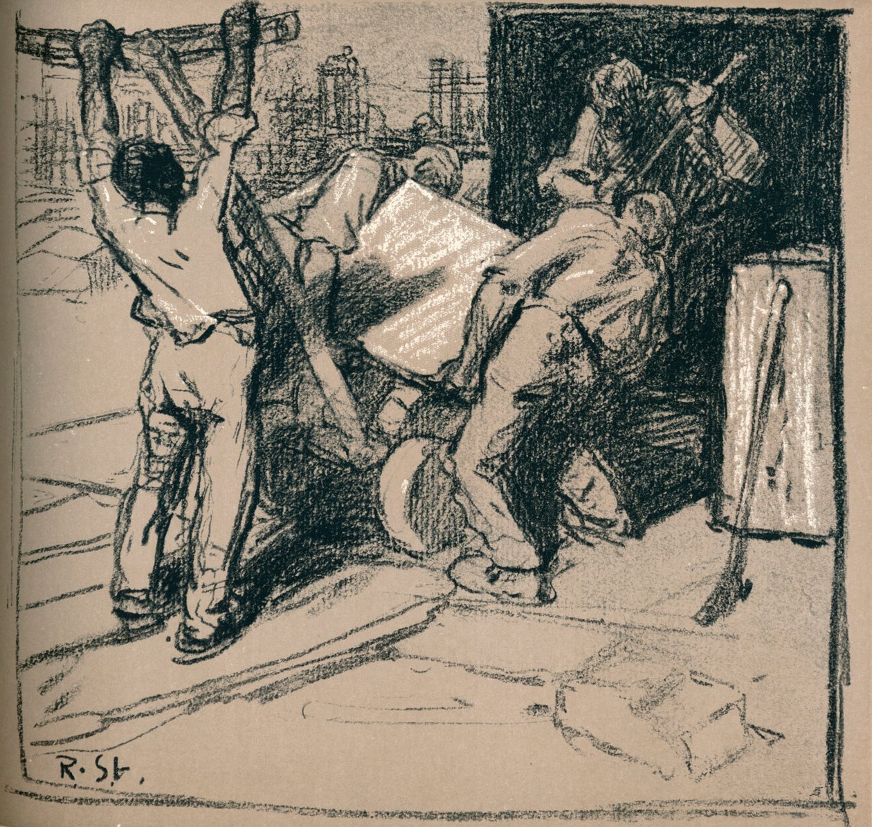 Quarrymen، c1900 1902 بواسطة روبرت هيرمان ستيرل