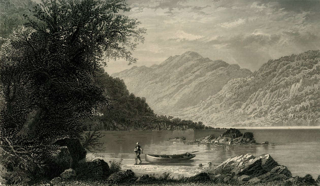"The Susquehanna at Hunter's Gap" ، ١٨٧٤. بواسطة روبرت هينشلوود