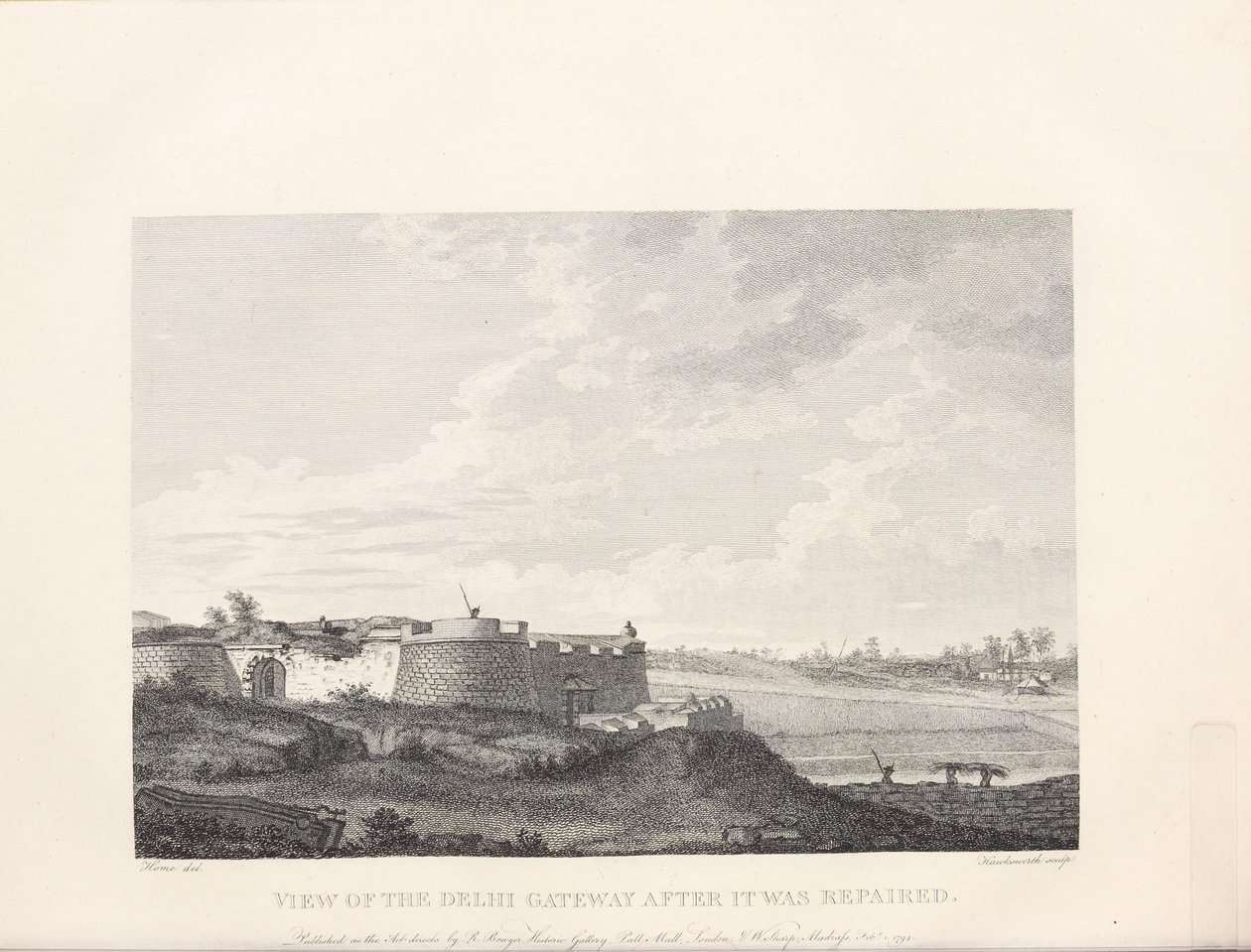 رسم توضيحي مأخوذ من الكتاب Select views in Mysore ، بلد Tippoo Sultan بواسطة Home ، Robert ونشره السيد Bowyer (GB ، 1794) بواسطة روبرت هوم