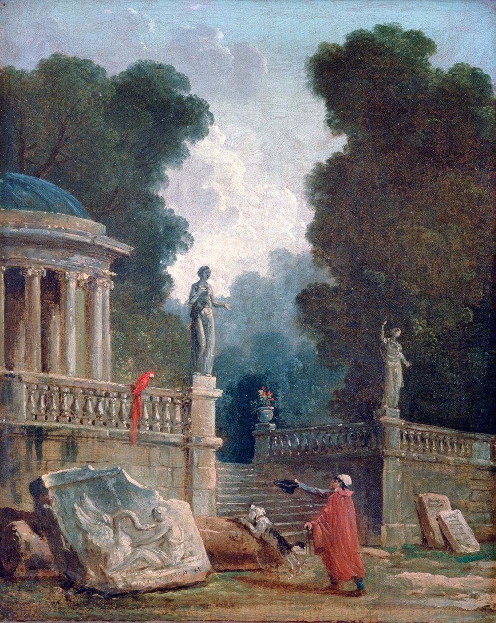 "المتسول والببغاء" ، 1750-1808 بواسطة روبرت هوبرت