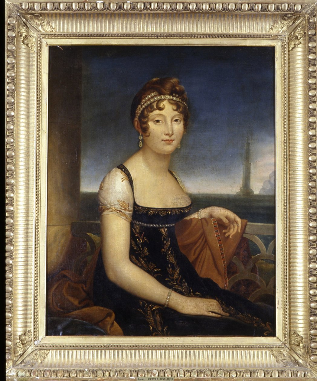 دعت ماري بوليت بولين بونابرت ، الأميرة بورغيزي (أخت نابليون الأول) - روبرت لوفيفر (1756-1830) بواسطة روبرت ليفيفر