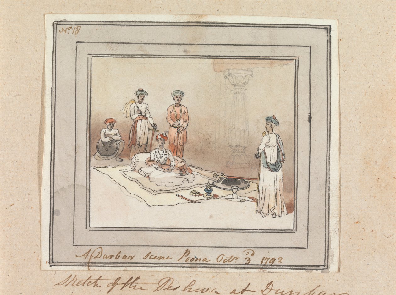 مشهد دوربار ، بونا ، 3 أكتوبر 1792 بواسطة روبرت مابون