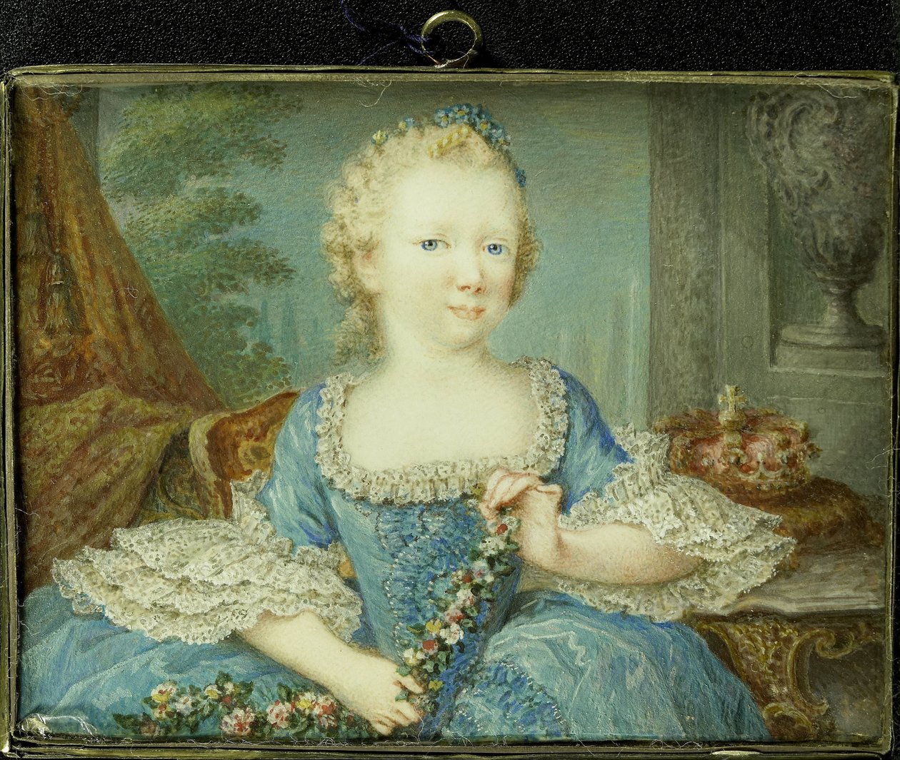 ويلهيلمينا كارولينا (كارولينا ، 1743-1787) ، أميرة أورانج ناسو ، ابنة ويليم الرابع وأخت ويليم الخامس ، عندما كانت طفلة بواسطة روبرت موسارد