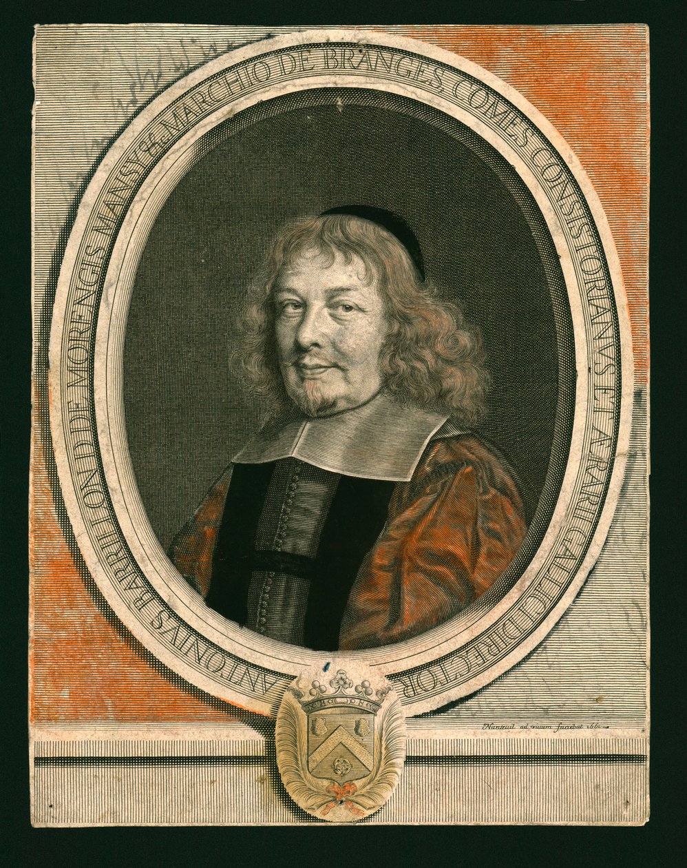أنطوان باريلون دي مورانجيس ، c1661. بواسطة روبرت نانتويل