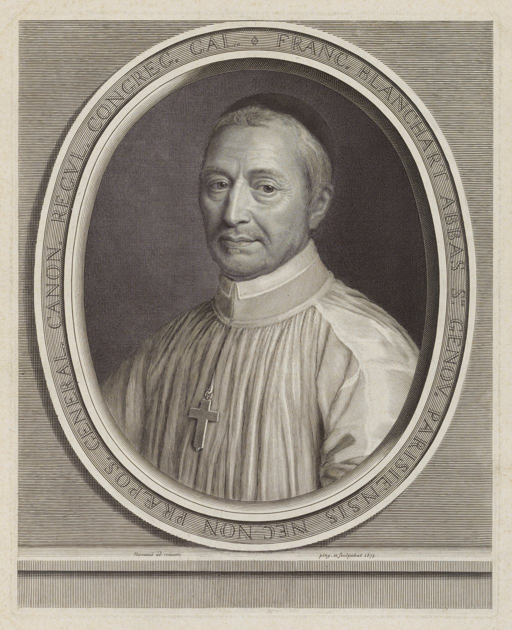فرانسوا بلانشارت ، أب؟ de Sayde-Geneva؟ be (Abbot of Sayde-Geneva؟ be) بواسطة روبرت نانتويل