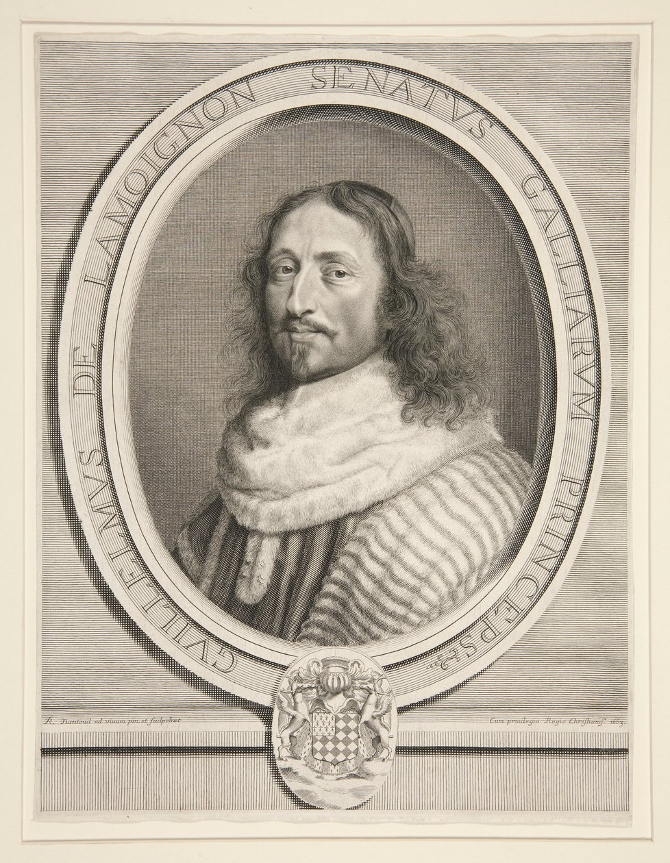 Guillaume de Lamoignon ، أول رئيس لبرلمان باريس (أول رئيس لبرلمان باريس) بواسطة روبرت نانتويل