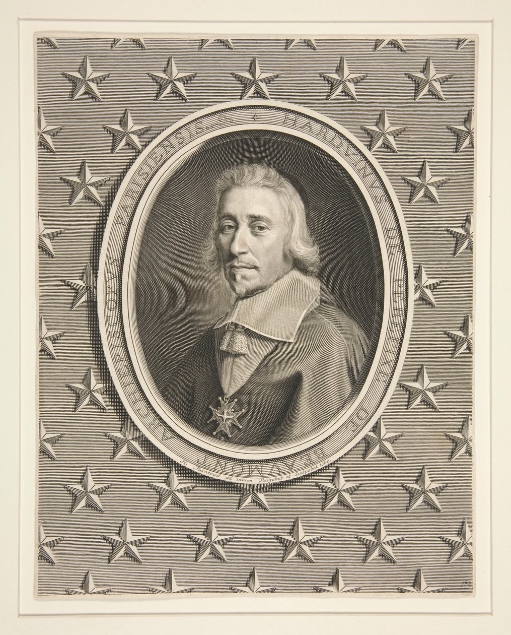 Hardouin de Péréfixe de Beaumont ، رئيس أساقفة باريس (رئيس أساقفة باريس) (1605-1671) بواسطة روبرت نانتويل