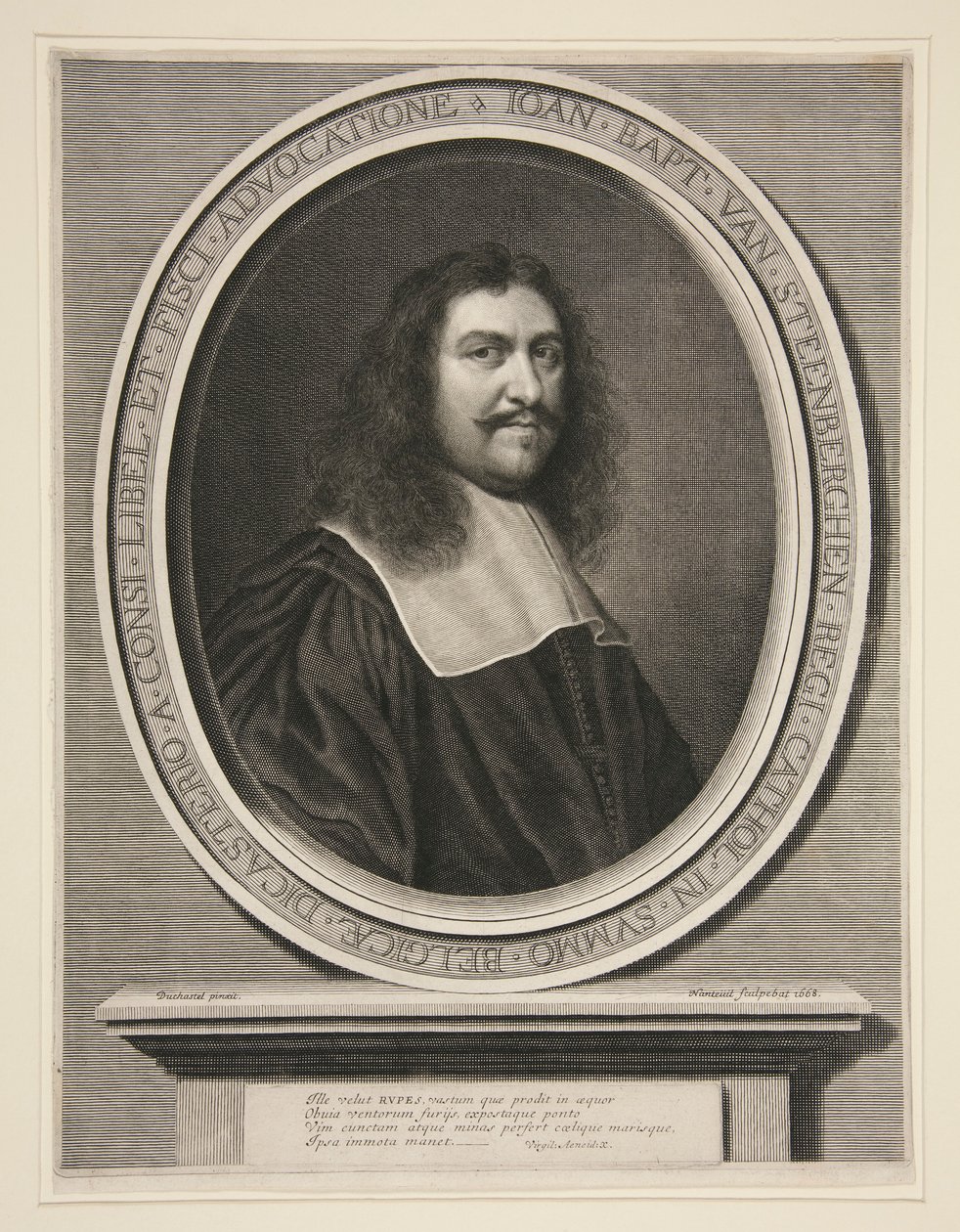 Jean Baptiste van Steenberghen، Conseiller du Roi au Conseil de Flandre (مستشار الملك في مجلس فلاندرز) بواسطة روبرت نانتويل