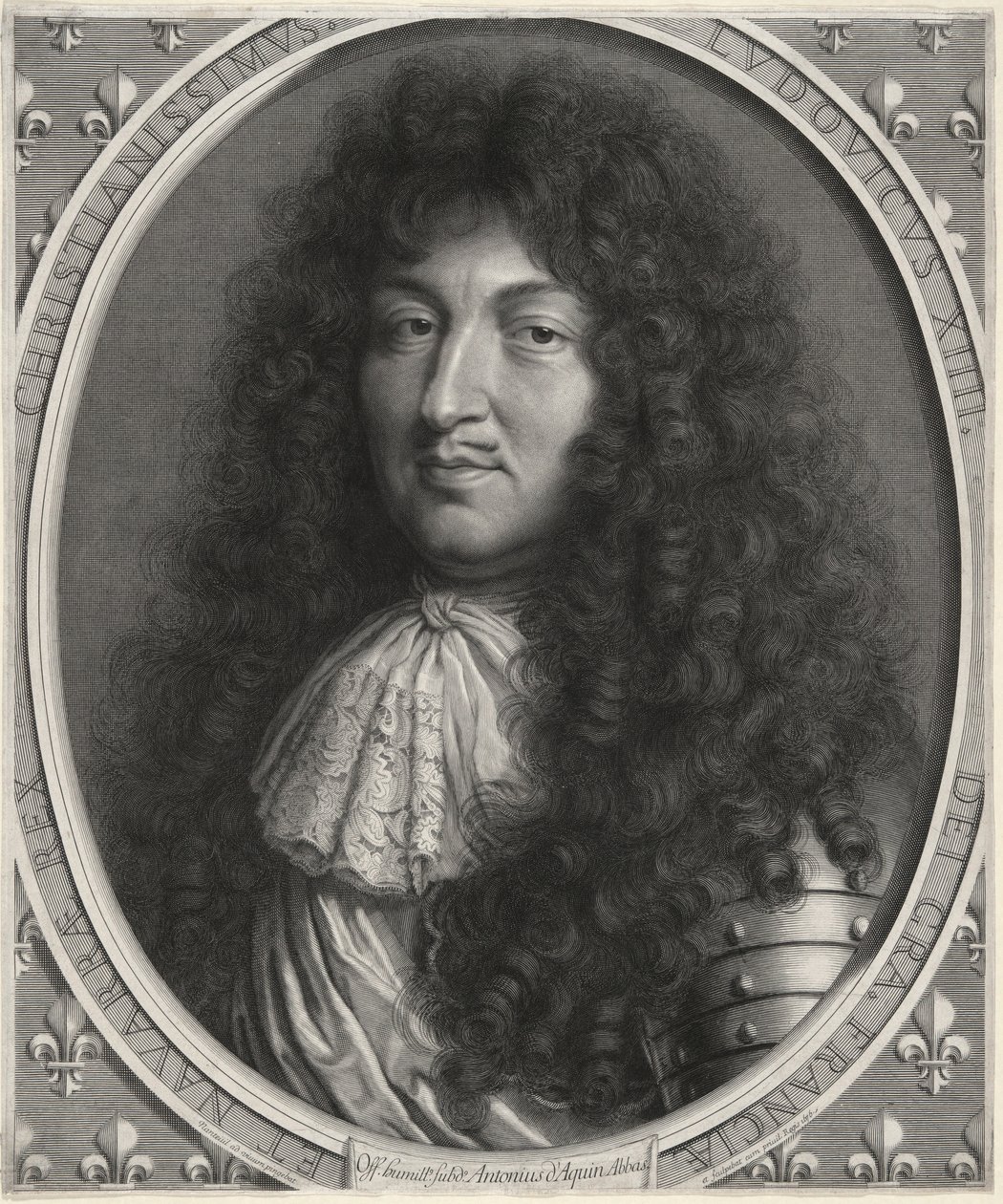 لويس الرابع عشر ملك فرنسا (1638-1678) بواسطة روبرت نانتويل