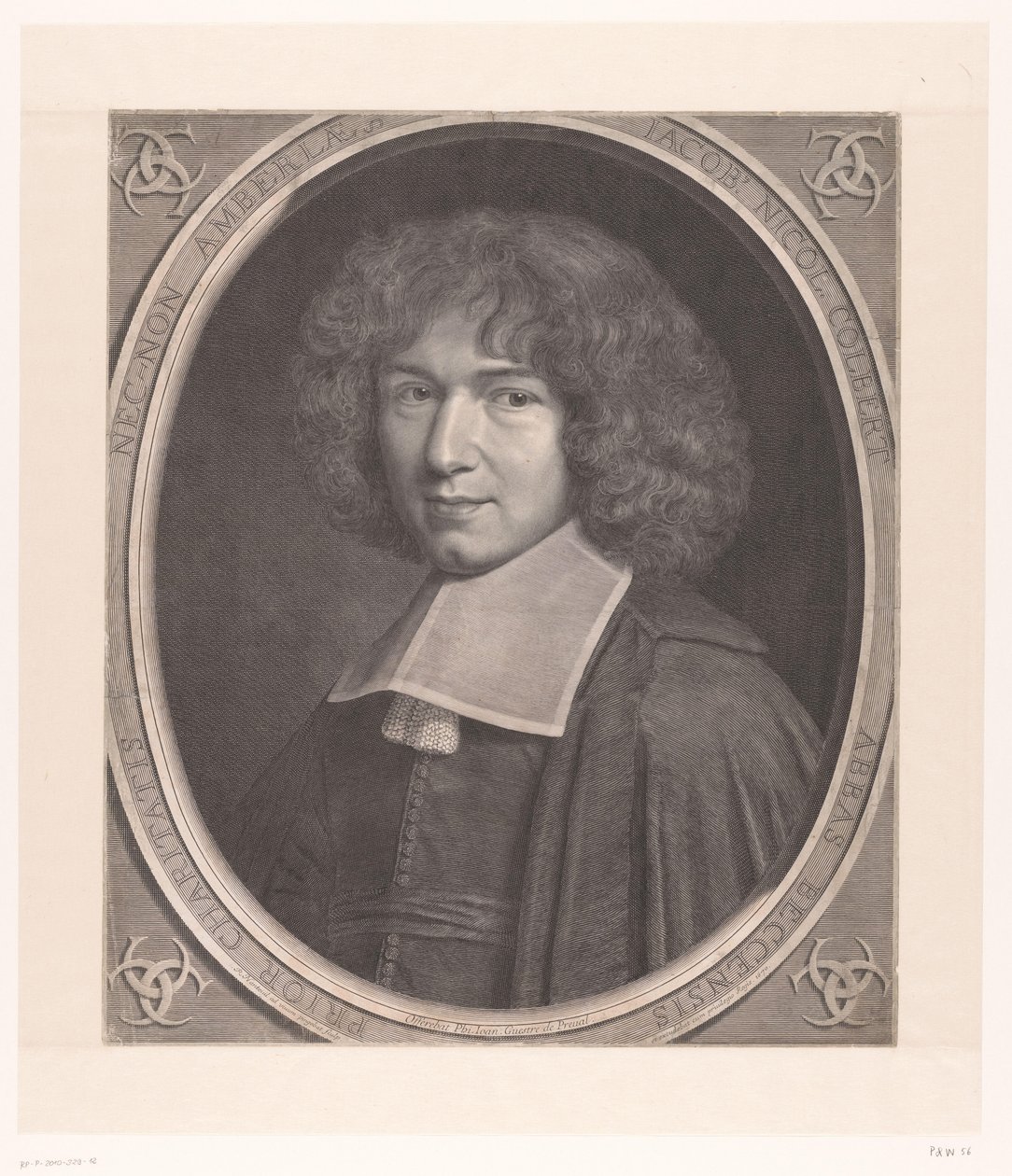 Portret van Jacques-Nicolas Colbert Jacob Nicol Colbert (...) (العنوان على الكائن) بواسطة روبرت نانتويل