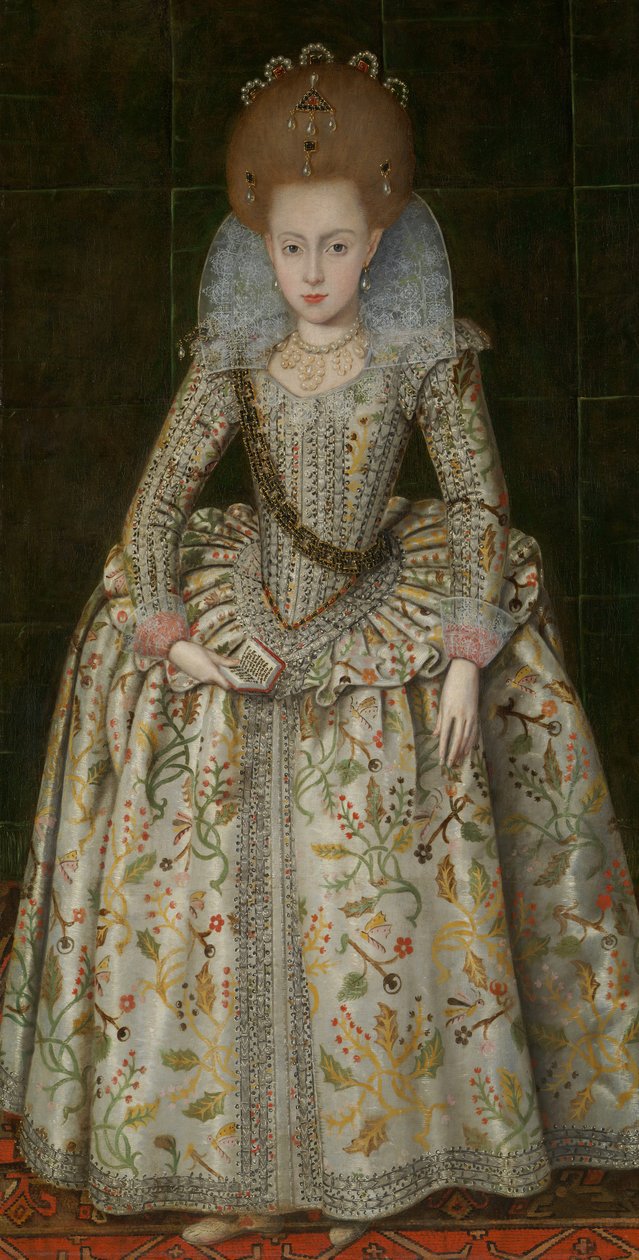 الأميرة إليزابيث 1596-1662 ، ملكة بوهيميا لاحقًا ، كاليفورنيا. 1606. بواسطة روبرت بيك آي.