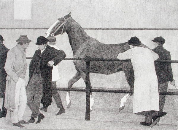 تجار الخيول (مستودع وارد رقم 1) 1919 (ليثو) بواسطة روبرت بولهيل بيفان