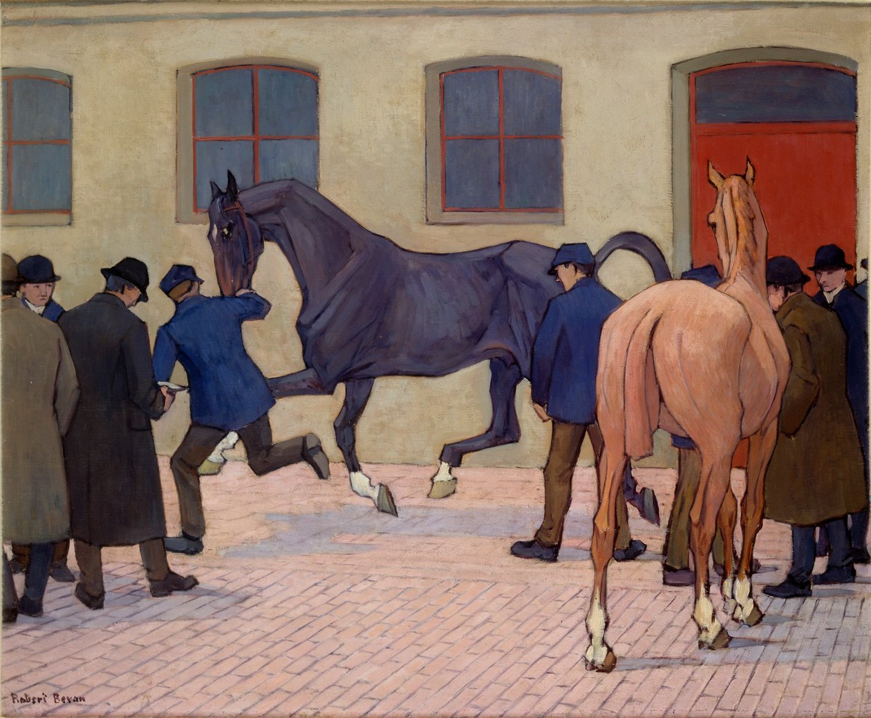 تظهر في Tattersalls ، c1919 بواسطة روبرت بولهيل بيفان