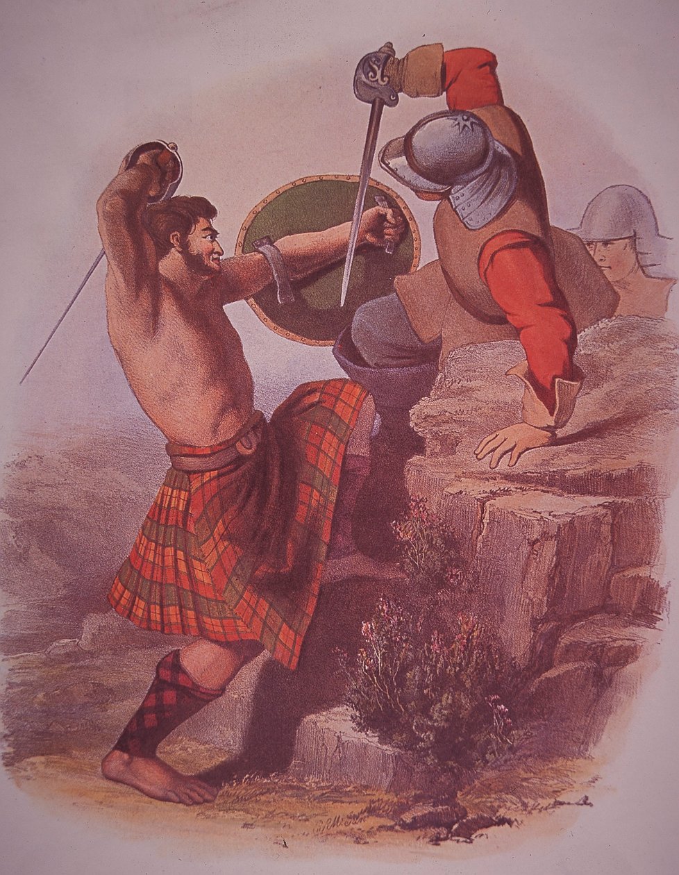 Highland warrior of clan MacMillan بواسطة روبرت رونالد (بعد) McIan