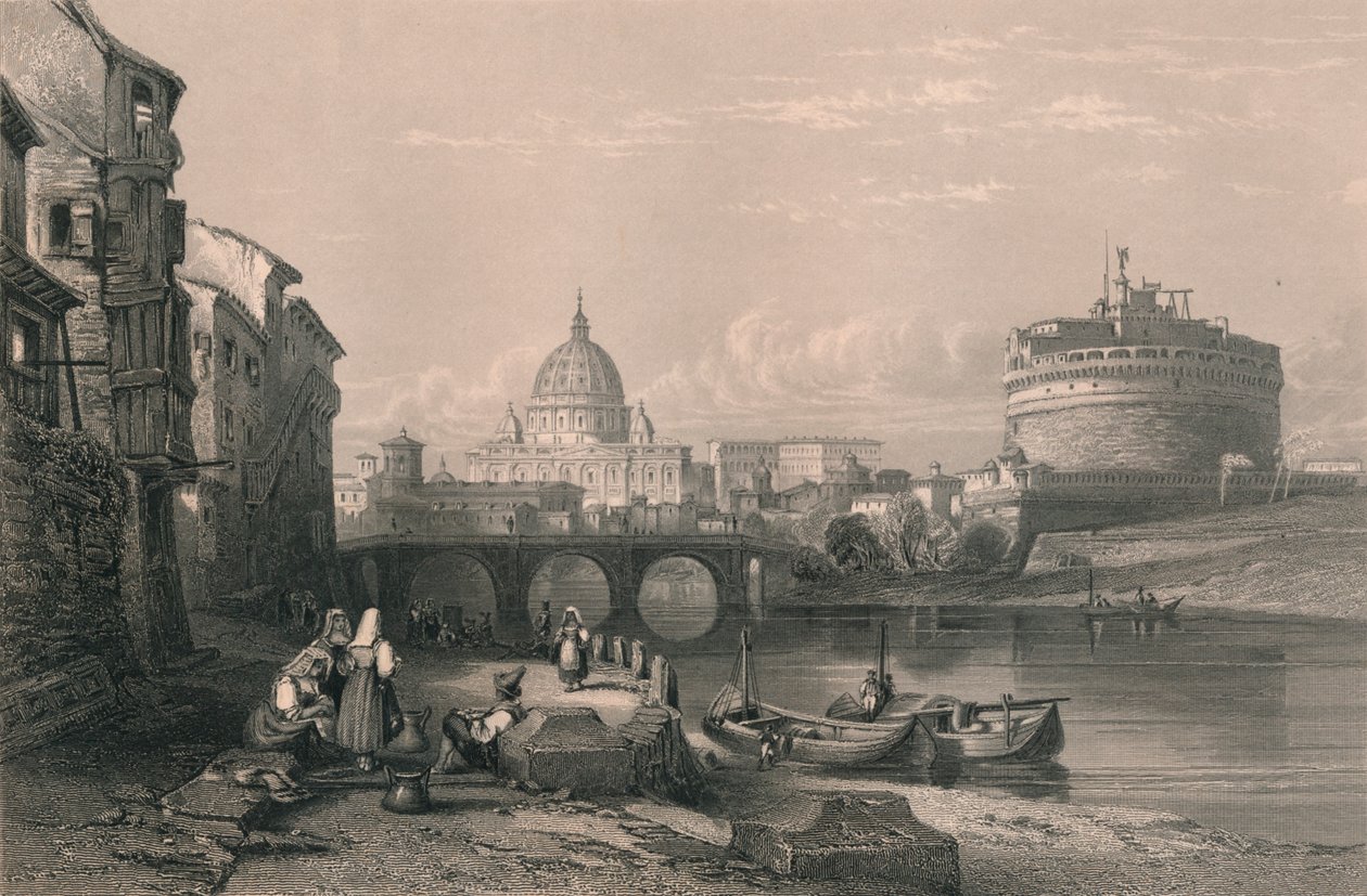 روما ، 1820s. بواسطة روبرت ساندز