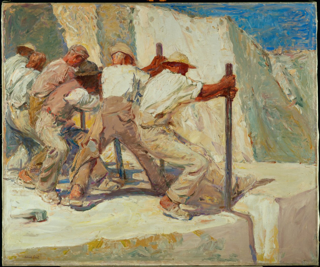 قاطعو الحجارة (زيت على قماش) بواسطة روبرت ستيرل